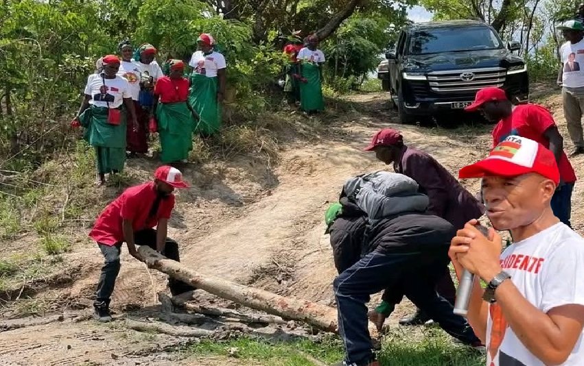 DEGRADAÇÃO DAS ESTRADAS MARCA DESLOCAÇÃO DO SECRETÁRIO PROVINCIAL DA UNITA NO MUNICÍPIO DO CHINJENJE